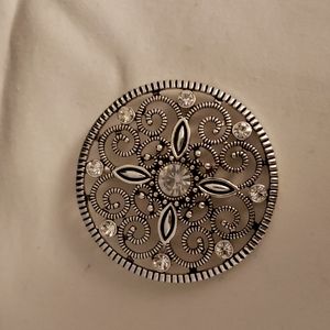 Premier Designs crystal necklace enhancer and brooch